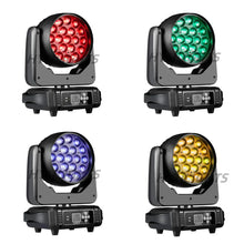 Load image into Gallery viewer, 19x15W RGBW LED Moving Head Light - DMX512 Stage Lighting