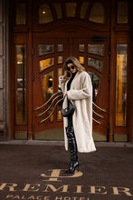 Load image into Gallery viewer, Sylvie Iconic Statement Fiber Coat in Ivory