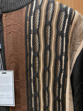 Load image into Gallery viewer, Stacy Adams 5316 Chocolate Geometric Print Sweater | Full Zip