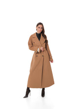 Load image into Gallery viewer, Madeline Cashmere Wool Blend Overcoat in Camel