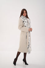 Load image into Gallery viewer, Genuine Arctic Fox Virgin Wool Wrap Coat