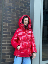 Load image into Gallery viewer, Gia Laqué Premium Down Hooded Jacket