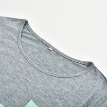 Load image into Gallery viewer, Maternity Nursing T-Shirt with Stitching and Long Sleeves - # BAGE211510102-NURSG