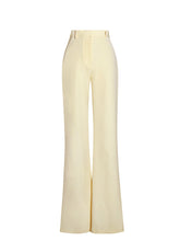Load image into Gallery viewer, Quinnie Butter Yellow Slim Suit Pants