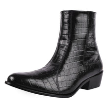 Load image into Gallery viewer, Jazzy Jackman Leather Print Ankle Length Boots