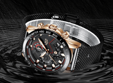 Load image into Gallery viewer, Men's Sports Waterproof Watch With Stainless Steel Bracelet Unique Design Perfect Gift For Your Man
