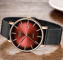 Load image into Gallery viewer, Men's Elegant Watch With Stainless Steel Straps And Special Date Display Excellent Look Unique Design Perfect Gift