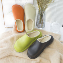 Load image into Gallery viewer, New Winter Women Slipper Soft Bottom Plush Home Shoes Slippers Indoor Waterproof Non-Slip Memory Foam Comfy Fluffy Fur Memory Foam Boots House Shoes Thick Sole 6cm