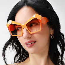 Load image into Gallery viewer, Oversized Square Cateye Polarized Sunglasses Big Trendy Style Fashionable Personality Big Frame Sunglasses New Fashionable & Popular Street Style Sunglasses For Women