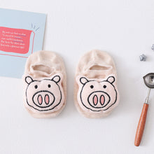 Load image into Gallery viewer, 1 Pair Cartoon Cotton Baby Rubber Sole Anti Slip Floor Socks For Newborn Girls And Boys Kids