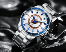 Load image into Gallery viewer, Men's Modern Sports Waterproof Watch Luxury Unique Design Fluorescent Hands Perfect Gift