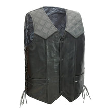 Load image into Gallery viewer, Hammer down Men's Western Style Leather Biker Vest