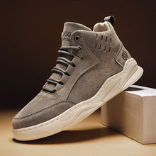 Load image into Gallery viewer, Business Men's High Quality Casual Shoes Fashion Trend Men's Sports Leather Shoes Comfortable Lace-Up Non-Slip Walking Shoes Leather Luxury Non-Slip Hiking Boots Outdoor Lightweight Shoes