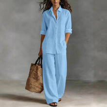 Load image into Gallery viewer, Women's Bohemian Top & Pants Set – Resort Lounge Co-ord