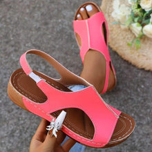 Load image into Gallery viewer, Women’s Summer Wedges – Elastic-Band Fish-Mouth Casual Sandals