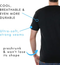Load image into Gallery viewer, Men’s 100% Organic Cotton V-Neck T-Shirt – Ultra-Soft, Breathable & GOTS Certified