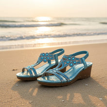 Load image into Gallery viewer, Bohemian Thick-Sole Wedge Sandals – 3 Colors EU 36–42