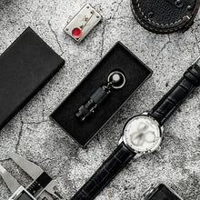 Load image into Gallery viewer, 🔦 Eco-Friendly Mini LED Flashlight – Aluminum Alloy Pocket Torch | Waterproof, Lightweight, Durable | Everyday Carry Keychain Light (Black or White)