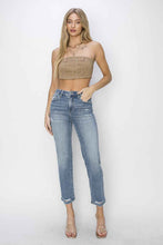 Load image into Gallery viewer, RISEN High Waist Distressed Cropped Jeans Women's Jeans - Full Size