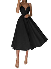 Load image into Gallery viewer, Sexy V-neck Suspender Dress Summer Fashion A-Line Long Dresses For Women