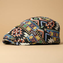 Load image into Gallery viewer, Women’s Retro Beret Hat – Chic British Style Ethnic Beret
