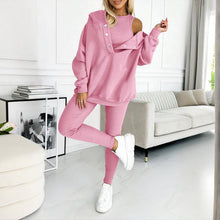 Load image into Gallery viewer, Women’s solid color three piece set