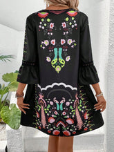 Load image into Gallery viewer, Exquisite Summer Feminine Lace Detail Printed Dress Chic Midi Lightweight Dress