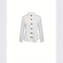 Load image into Gallery viewer, Women’s Textured Stand Collar Jacket – Solid Color