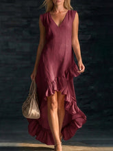 Load image into Gallery viewer, Cotton Long Sleeveless Casual Dress for Women
