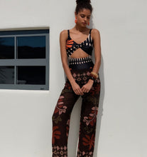 Load image into Gallery viewer, Women's 2-Piece Swimsuit Set – Sleeveless Top & Wide-Leg Pants
