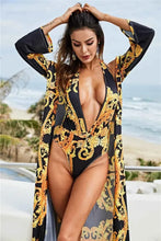 Load image into Gallery viewer, Printed Elegant One-Piece : Cover Up Swim Set