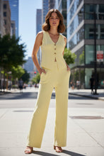 Load image into Gallery viewer, Beach Bohemian Wide-Leg Pants Set | Sleeveless Two-Piece