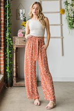 Load image into Gallery viewer, Heimish Full Size Printed Tied Straight Casual Pants