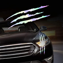 Load image into Gallery viewer, 1Pair Car Rear View Mirror Sticker Reflective Decal Vinyl Sticker Decal Stripe Sticker Car Rear View Mirror Stickers Car Body Stickers Waterproof Reflective Car Side Stickers Auto Side Stripe Decals Side Mirror Reflective Decals Auto Rearview Stickers
