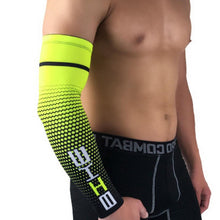 Load image into Gallery viewer, 1Pair Cool Men Cycling Running UV Sun Protection Arm Cover Protective Arm Sleeve Bike Sport Arm Warmers Arm Sleeves Hand Sleeves For Biking Cycling Golf Outdoor Sports Outdoor Arm Sleeves Arm Cover For Men