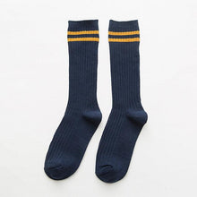 Load image into Gallery viewer, 1Pair Ladies Pile Socks for Autumn Winter Pure Cotton Socks Solid Color Keep Warm Women Socks Mid Tube Socks Thickening Cashmere Socks For Men And Women