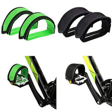 Load image into Gallery viewer, 1pair Nylon Bicycle Pedal Straps Toe Clip Foot Strap Belt Adhesively Bicycle Pedal Tape Fixed Gear Bike Cycling Cover Universal Bicycle Fixed Strap Anti-Slip Double Adhesive Pedal Toe Clip Strap Cycling Pedal Accessory