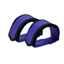 Load image into Gallery viewer, 1pair Nylon Bicycle Pedal Straps Toe Clip Foot Strap Belt Adhesively Bicycle Pedal Tape Fixed Gear Bike Cycling Cover Universal Bicycle Fixed Strap Anti-Slip Double Adhesive Pedal Toe Clip Strap Cycling Pedal Accessory