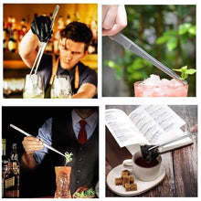 Load image into Gallery viewer, 1PC Barbecue Accessories Food Tongs Food Clip Stainless Steel Tweezers Clip Buffet Restaurant Tools Kitchen Gadgets Stainless Steel Barbecue Tweezers
