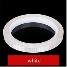 Load image into Gallery viewer, 1PC Car Styling Reflective Stripe Tape Motorcycle Bike Body Rim Wheel Stripe Tape Stickers Decorative Reflective Wheel Rim Stripe Decal Sticker for Motorcycle Wheels Car Cycling Bike Bicycle Night Safety Decoration Stripe Universal Blue Red Yellow