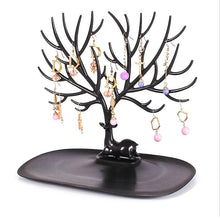 Load image into Gallery viewer, 1pc Creative Deer Horn Tree Charm Jewelry Organizer Earring Bangle Necklace Bracelet Display Holder Unique Design Jewelry Organiser for Women Classic Tree Shape High Quality Necklace Earring Display Holder Tree Jewelry Organizer For Women