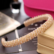 Load image into Gallery viewer, 1Pc Crystal Rhinestone Pearl Hair Hoop Headband Bridal Wedding Hair Accessories Girl Beauty Headwear Headdress Women Headpieces