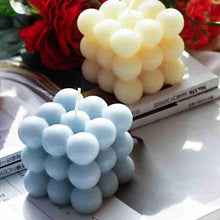 Load image into Gallery viewer, 1pc Cube Wax Fragrance Candle Bougie Rose Scented Candles Cute Wax Candles Cube Scented Candle Handmade Decorative Candle Hand Poured Scented Candle Home Decor Candle for Bedroom Aesthetic Home Geometric Decoration Cube Wax Fragrance Candle
