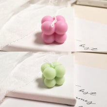 Load image into Gallery viewer, 1pc Cube Wax Geometry Candle Soy Wax Candles Beautiful Art Candle Present Statue Scented Candles Decoration for Wedding Home Decor Candle Shaped Candles Wax Smokeless Oil Aromatherapy Candle For Christmas Wedding Home Decor