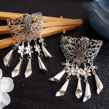 Load image into Gallery viewer, 1Pc New Chinese Style Hair Clips for Women Cherry Hairpin Girls Elegant Ladies Headwear Costume Headdress Wedding Hair Accessories for Brides and Bridesmaids