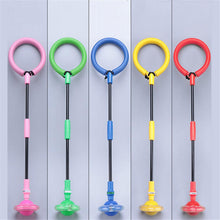 Load image into Gallery viewer, 1PC Portable Folding Glowing Bouncing Balls One Foot Flashing Jumping Rope Ball Kids Toys Ankle Skip Ball Adult Fitness Training Flashing Jumping Ring Children Colorful Ankle Skip Jump Ropes Sports Swing Ball For Kids Boys Girls Toy