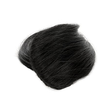Load image into Gallery viewer, 1Pc Pretty Girls Fake Front Hair Bangs Hair Styling Accessory Beautiful Fashion Synthetic Curled Hair Extension Natural Flat Neat Bangs With Temples For Women One Piece Hairpiece