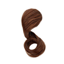 Load image into Gallery viewer, 1Pc Pretty Girls Fake Front Hair Bangs Hair Styling Accessory Beautiful Fashion Synthetic Curled Hair Extension Natural Flat Neat Bangs With Temples For Women One Piece Hairpiece