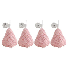 Load image into Gallery viewer, 1PC/4PCS Strawberry Decorative Aromatic Candles Strawberry Shaped Scented Candle Mini Soy Wax Candle Small Scented Candle Wax Decorative Candle for Bedroom Bathroom Decoration Parties Soy Wax Scented Candle For Birthday Wedding Candle