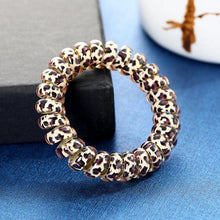 Load image into Gallery viewer, 1Pcs Leopard Women Hair Accessories Ladies Telephone Cord Hair Tie Lady Scrunchies Ponytail Hair Female Girl Holder Rope Girls Ponytail Holder Accessories Pack